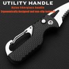 ITOKEY 2 Pack Safety Box Cutter, EDC Seat belt Cutter