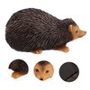 Operitacx Hedgehog Key Box Small Garden Statue House Key Hider
