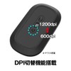 Buffalo BSMBW335NBK Wireless Mobile Mouse, 2.4 GHz Receiver, Flexius, Thin,