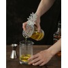 Bar Cocktail Strainer Hawthorne Strainer Stainless Steel with Pineapple Design
