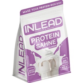 Inlead Protein Cream with 73% Protein Creamy Consistency Replaces Conventional Cream 1:1 Less Fat & More Protein Versatile for Cooking, Baking & Desserts 500 g