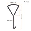 HARFINGTON 2pcs 31.5" Manhole Hook Versatile Manhole Cover Lifter Heavy
