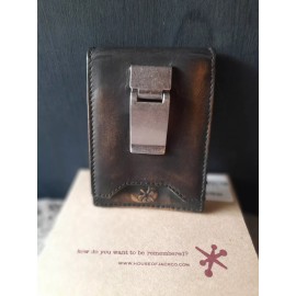 House Of Jack Co. Skull MTL Clip ID Bifold FPW BLK