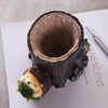 IBWell Desk Pen Toothbrush Pencil Pot Holder,Cute Resin Hedgehog Holder,