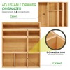 Kootek Kitchen Drawer Organizer for Utensils, 6 Pcs 8 Grid