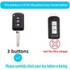 KULCSOK Key Case Suitable for Mitsubishi Eclipse Cross Mirage G4