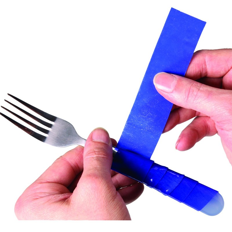 Dycem 50-1560B Non-Slip Self, Adhesive Strips, 16" x 1-1/8", Blue