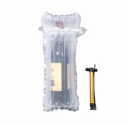 Wine Bottle Travel Protection Bag 100pcs Red Wine Inflatable Air Column Pad Packaging, with Air Pump for Transport Packaging Move of Fragile Items Such
