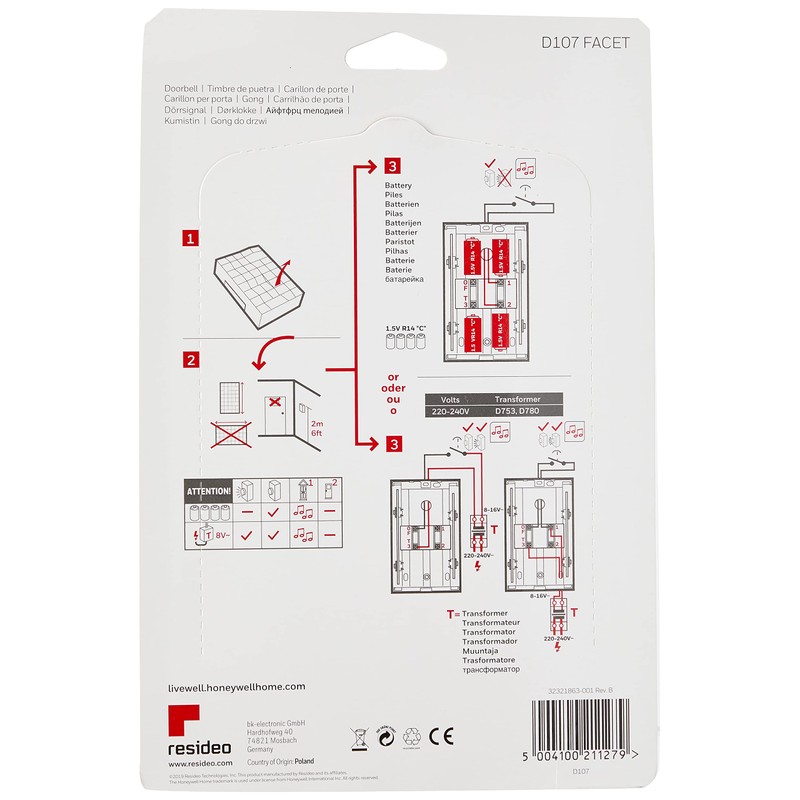 Friedland Traditional Wired Door Chime