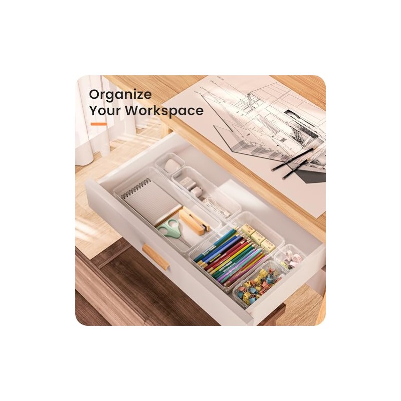 A-LuGei Military Grade Drawer Organizer - 28 Piece Set