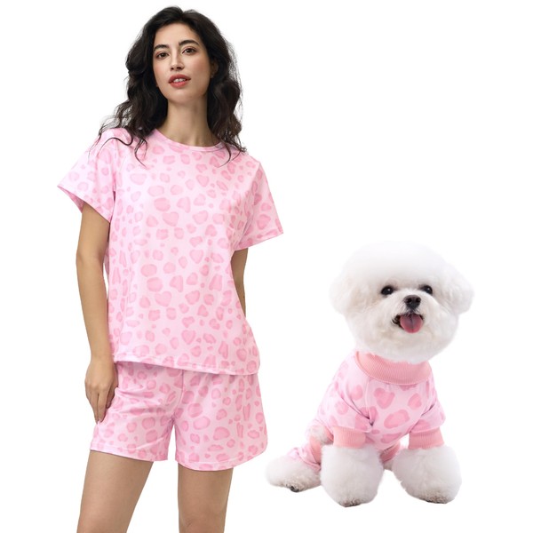 XPUDAC Matching Dog and Owner Clothes Dog Pajamas for Small