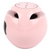 Bluetooth Clock Speaker Round Small Support Memory Card Wireless Alarm