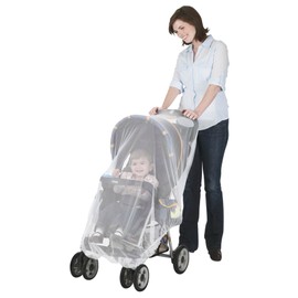 Jeep Mosquito Net for Strollers, Mosquito Net for Car Seat and Infant Carrier, Universal Size, Bug Cover, Weather Protection, White