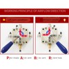 Hand Lever Valve AirTAC 4HV330-08 3/8" PT 4/3 Way Pneumatic