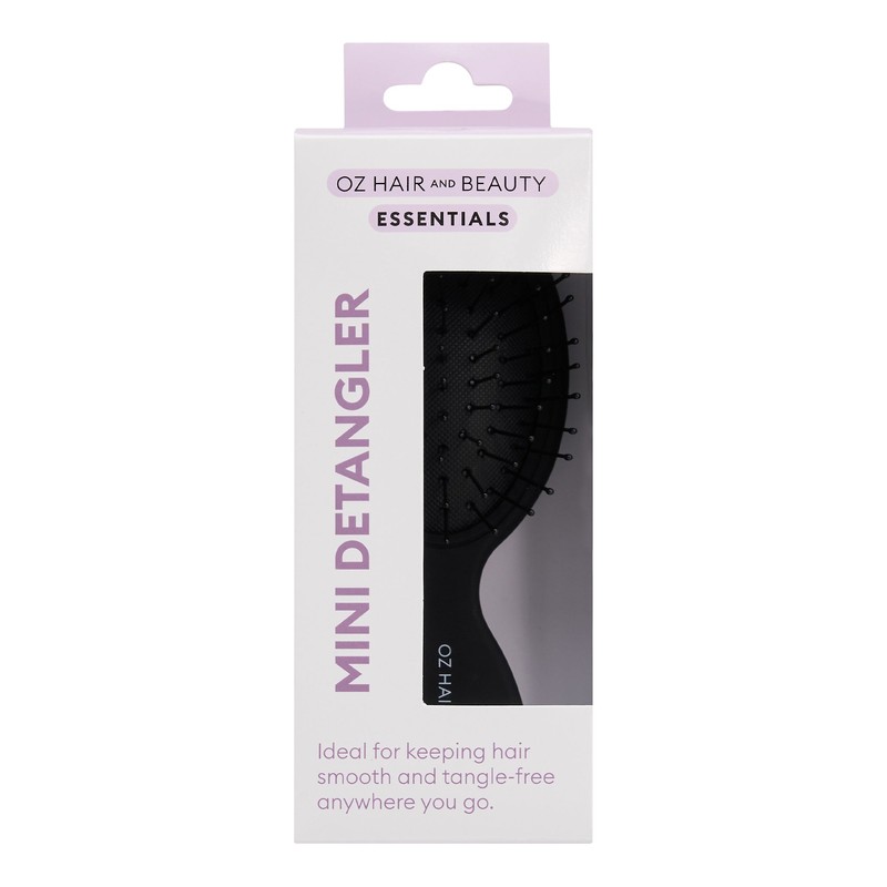 Oz Essentials Mini Hair Detangler - Black