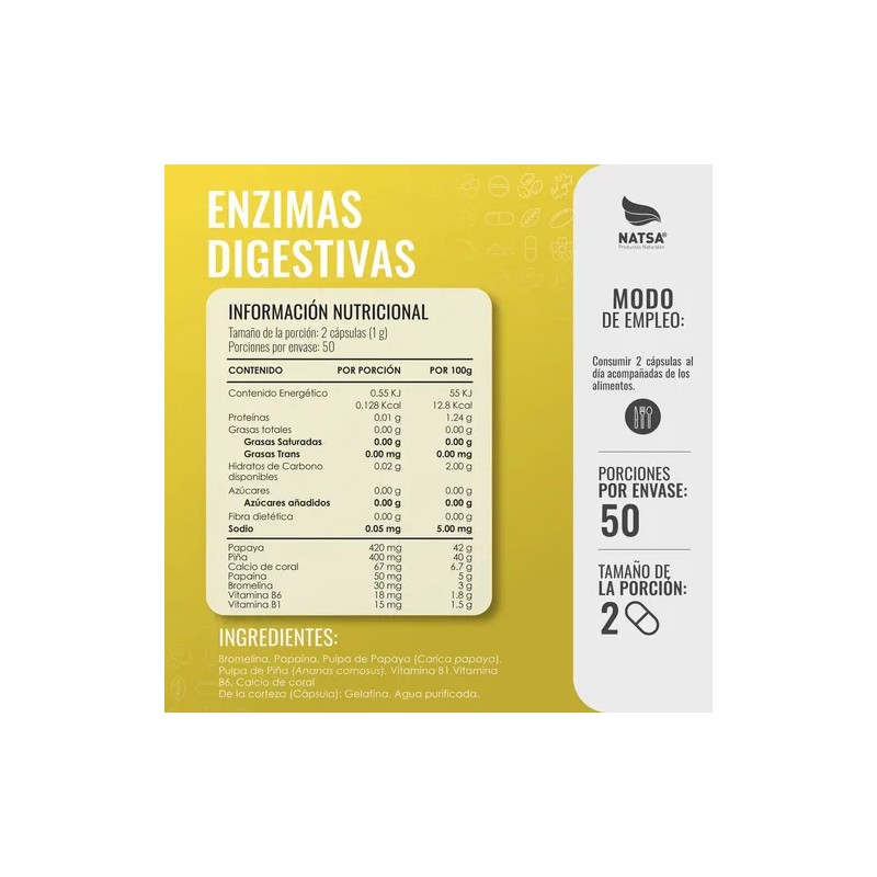 Pack Digestivo Premium, Enzimas y Probioticos 5 Billones por toma,