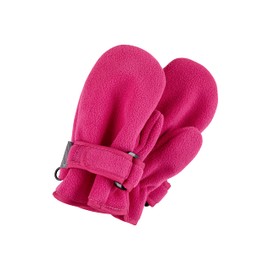 Sterntaler Unisex Children's Microfleece Mittens with Thumb and Velcro Fastening, magenta