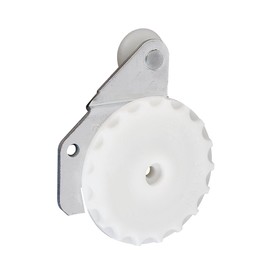 Prime-Line N 7175 1/8 In. Offset, 3/4 In. Nylon Dial Action Closet Door Hanger (2 Pack)