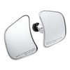 TCT-MOTORPARTS Chrome Fairing Mount Rear View Mirror Fits for Harley
