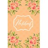 Peach Orange College Lined Notebook: 6x9 with 100 pages