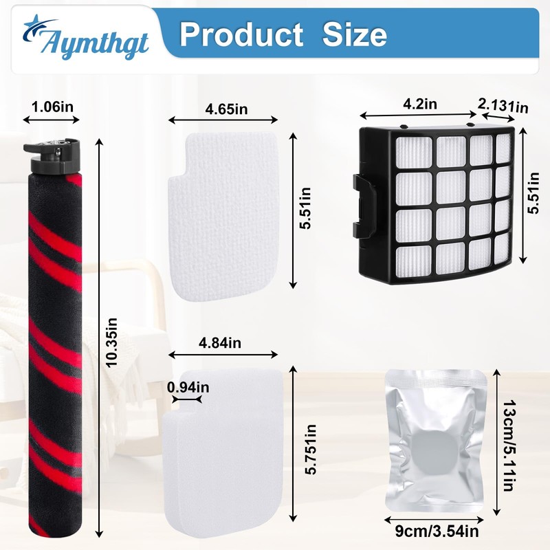 Aymthgt AZ3002 Brush Roller Filter Replacement Parts for Shark Stratos