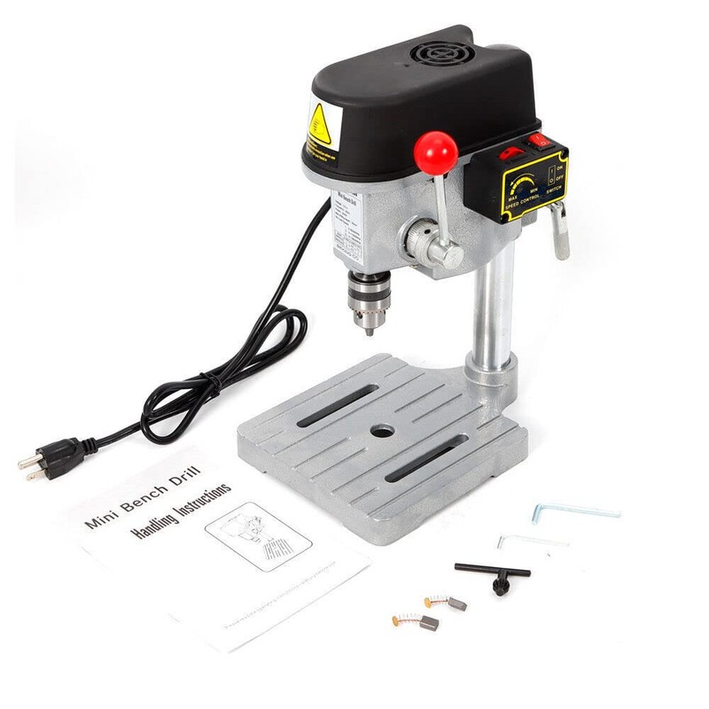 DOONARCES 220V 340W Mini Bench Benchtop Drill Press Portable Small