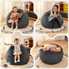 HABUTWAY 2.5FT Bean Bag Chair, 2.5' Beanbags Small Bean Bag