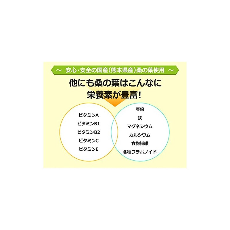 シードコムス 桑の葉 + キトサン 国産 サプリメント 約1ヶ月分 60粒