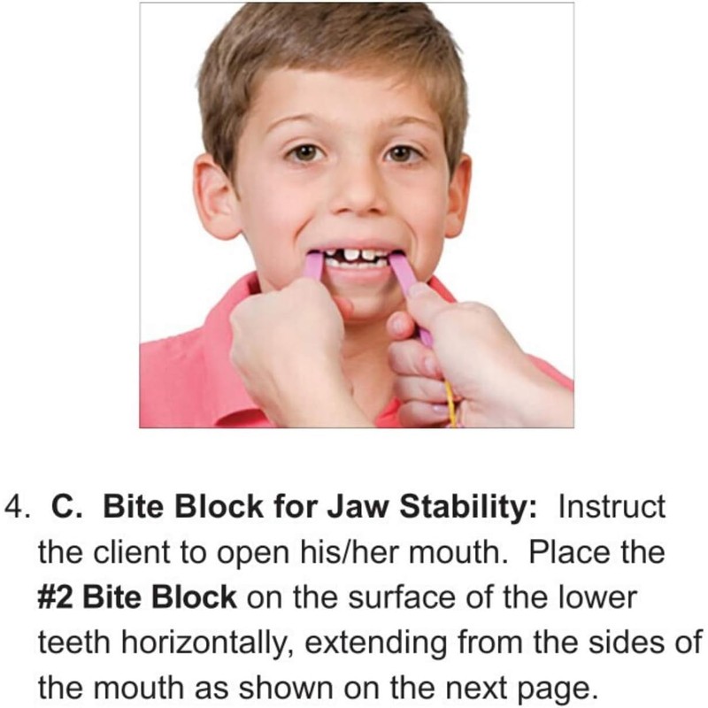 TalkTools Dental Bite Blocks Kit - Jaw Grading for Optimal