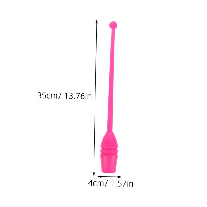 Toddmomy 2pcs Rhythmic Gymnastics Stick Clubs Gymnastics Training Equipment Tool