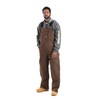 Berne Men's Bulldozer Washed Bib Overall, Large Short, Bark