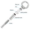 PATIKIL M10x80mm Extended Eye Bolts Pack of 2 304 Stainless
