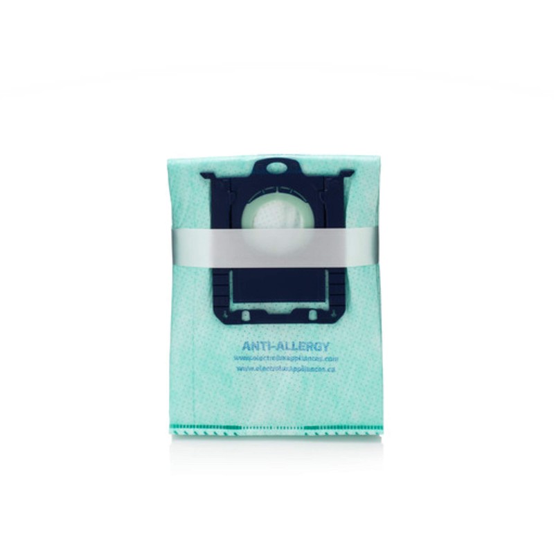 Electrolux EL202G S-Bag Anti-Allergy Synthetic Vacuum Bags, 4 Pack, Blue