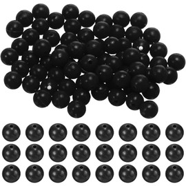 Rubber Beads Fishing, Pack of 100 5 mm Rubber Beads, Carp Fishing, Soft Rubber Beads, Pearl Fishing Accessories, Carp Fishing Rig Beads for Freshwater and Saltwater