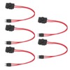 5Pcs Car Fuse Holder Connector Mini Heavy Duty Wire Extension