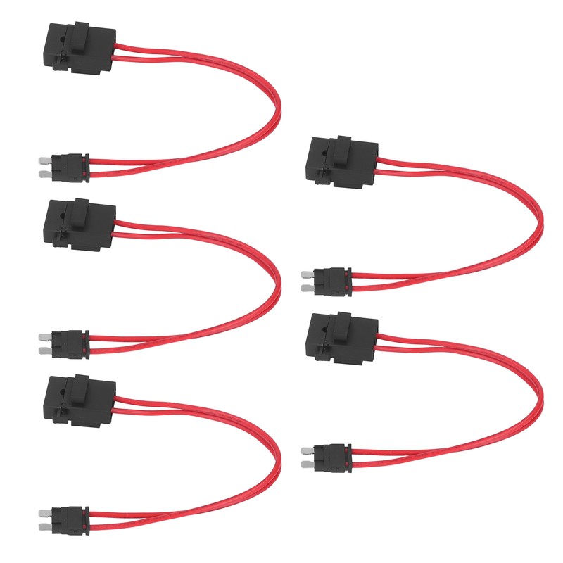 5Pcs Car Fuse Holder Connector Mini Heavy Duty Wire Extension