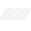 Albedel White 10 Pcs Wrap Spiral Bicycle Cable Sleeve Rubber
