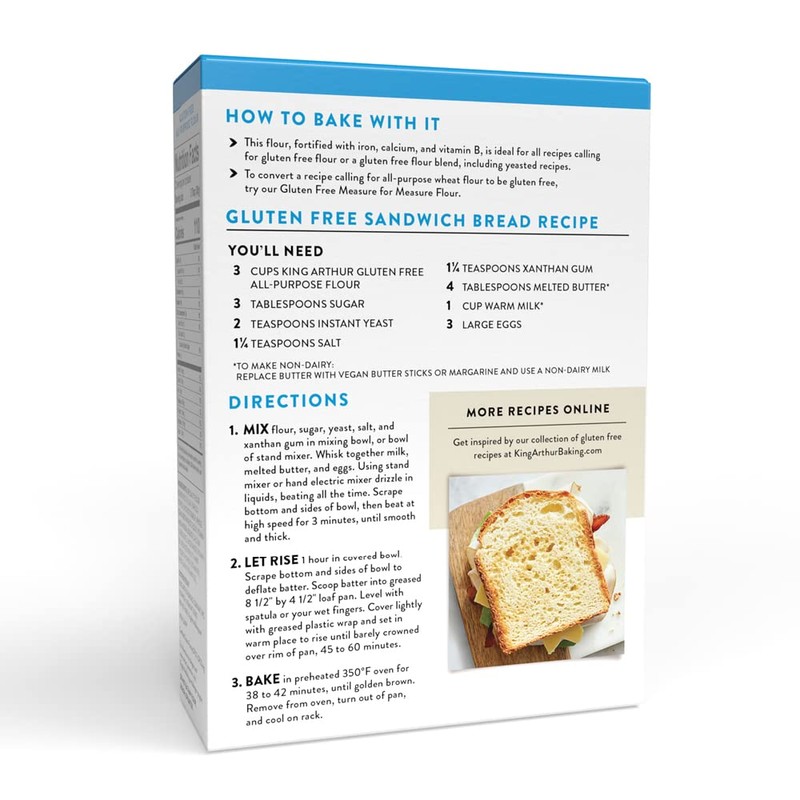 King Arthur Gluten-Free All-Purpose Flour, 24 Ounce (Pack of 1)