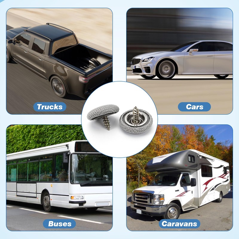 NZZVNZ 130 Piece Roof Liner Repair Set, Universal Car Roof