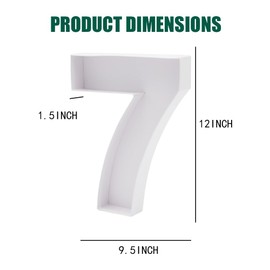 30.5cm Paper Mache Cardboard Number Food Tray Box for Charcuterie, Cupcakes, Birthdays, Anniversaries (7 Shape)