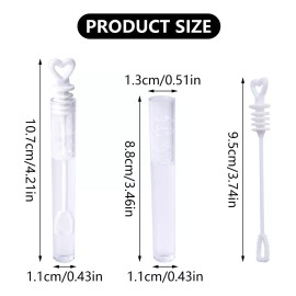 Dokpav 100 Burbujero Para Boda Fiesta Corazón Hueco Burbujero Vacío