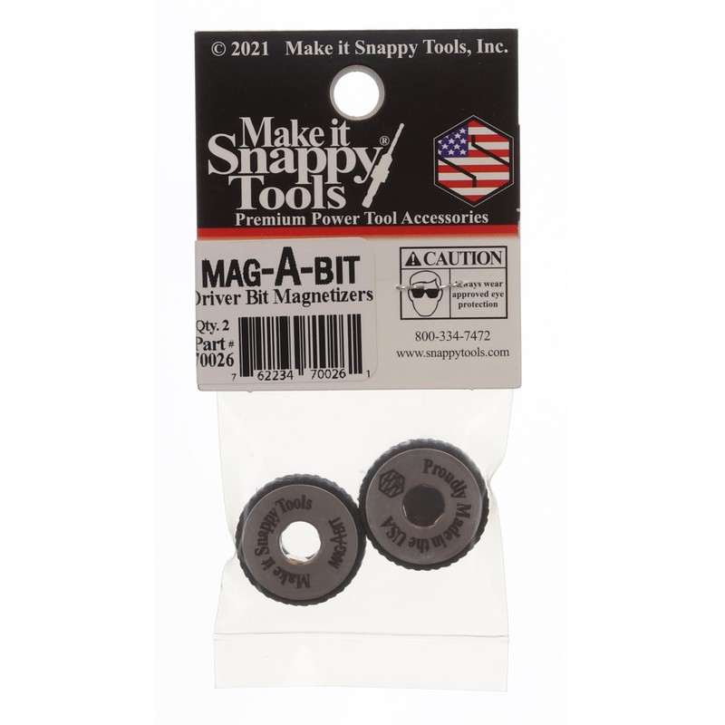 2 Pack of Mag-A-Bit Driver Bit Magnetizers