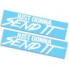 2 Pack - Just Gonna Send It Decals/Stickers 2x9
