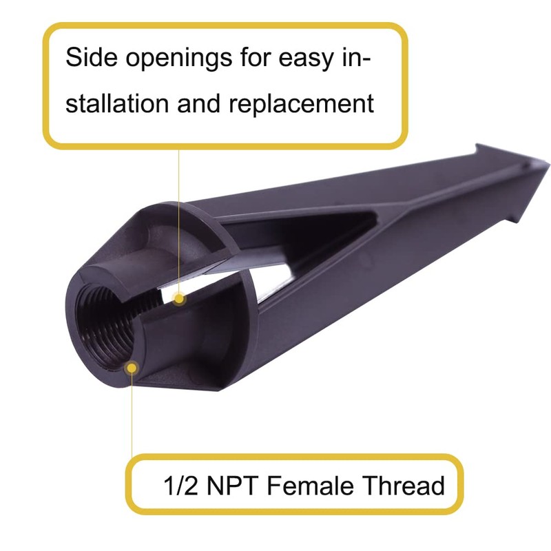 Noobibaba Landscape Lighting Stakes, Replacement Ground Stakes Plastic, 1/2 NPT