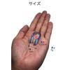 wumio Nose Clip, Blue for Swimming, Nose Plug, Beginner, Pool,