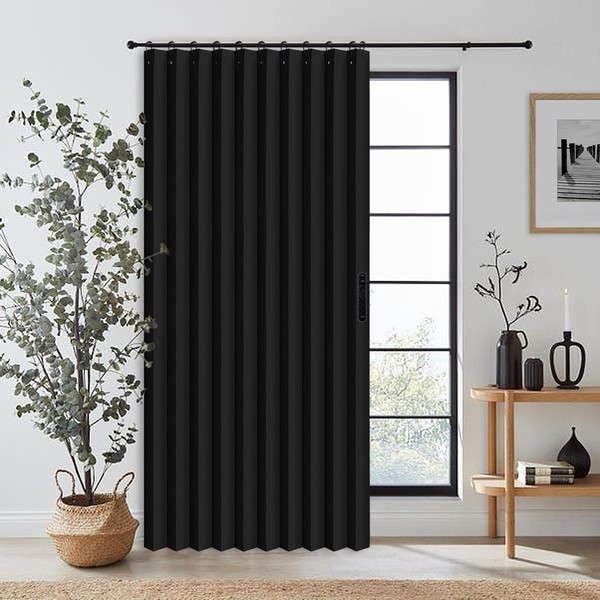 Vatge Doorway Curtains Privacy - Black Curtains for Closets Without