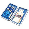 Kleiber Pocket Sized Hard Case Travel Sewing Kit including Scissors/Thread/Spare