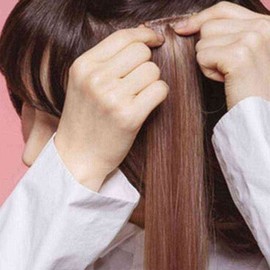 Colored Hairpiece Wavy Ash Khaki Women's Wig