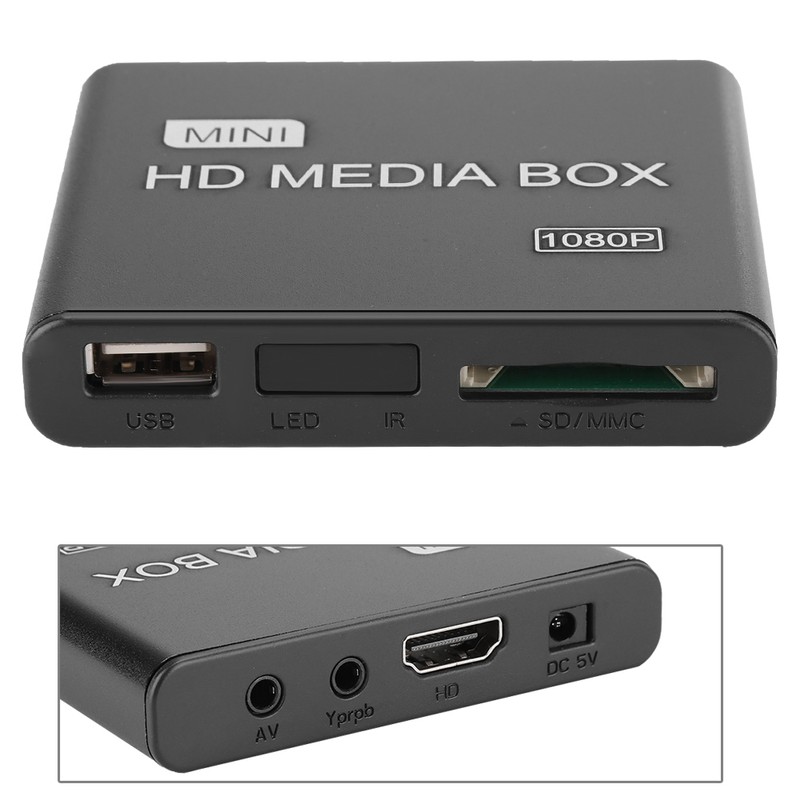 K8 1080P Mini Network Video Player HDMI HD Output Decoder