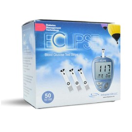 ECLIPSE - Tiras Reactivas - Tiras Reactivas para la Determinación de la Glucemia - Caja con 50 piezas